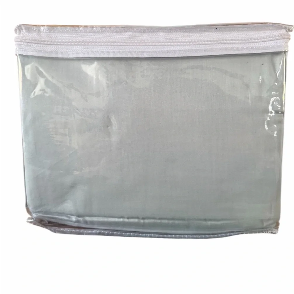 Comfy Sheets Egyptian Cotton 1000-TC King Sheets 4 Piece Set - Lt Blue - New